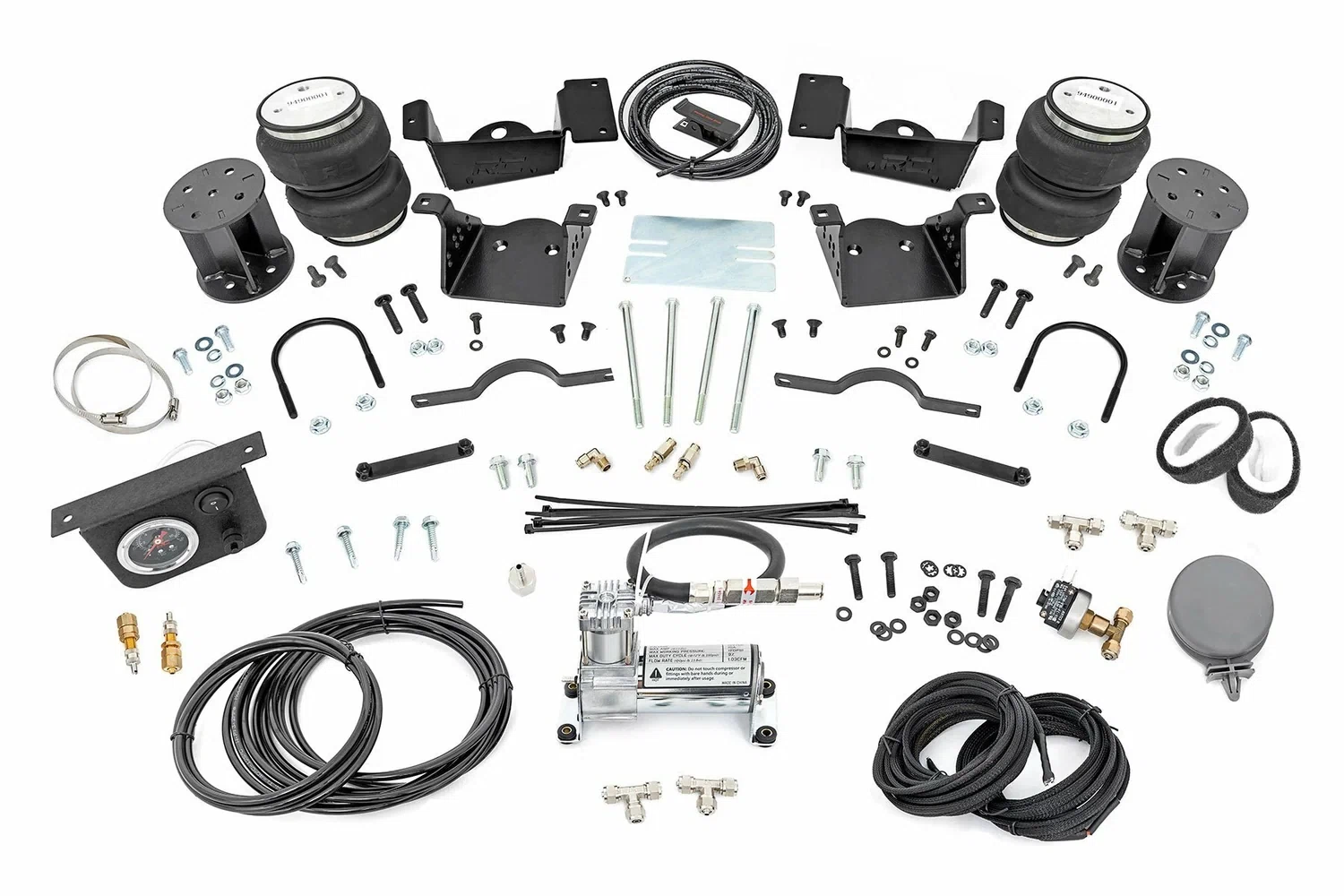 Fits Chevy_GMC 2500HD_3500HD(20-24) Air Spring w_compressor 3-5_ Lift 100345C